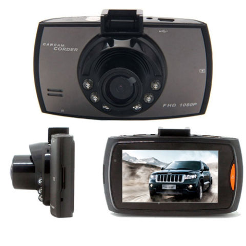 HP F505G 1080P Dash Cam Wide Angle Lens w//Lane Departure Warning System Black
